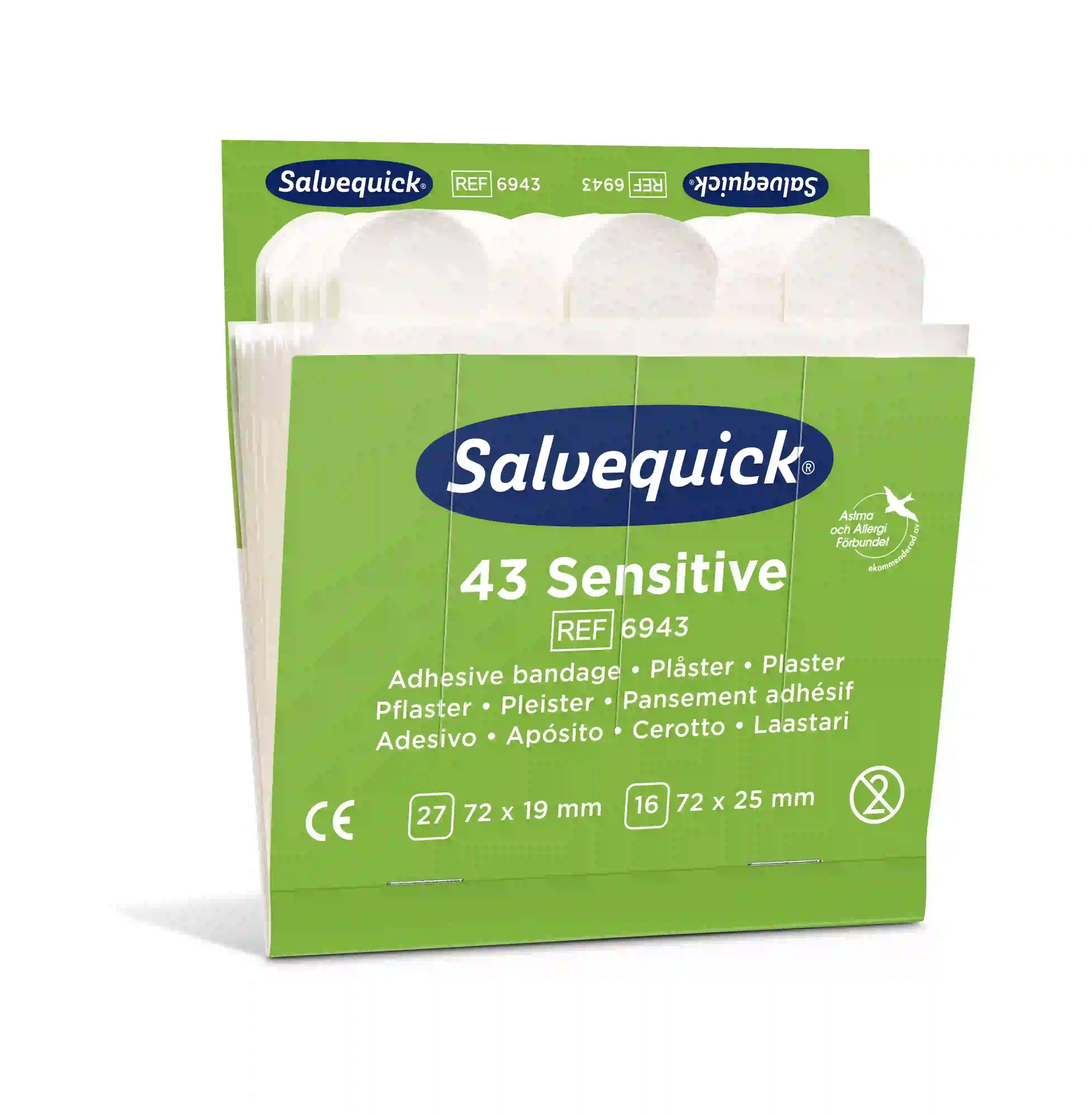 Salvequick Sensitive Pflaster / Nachfüllpackung