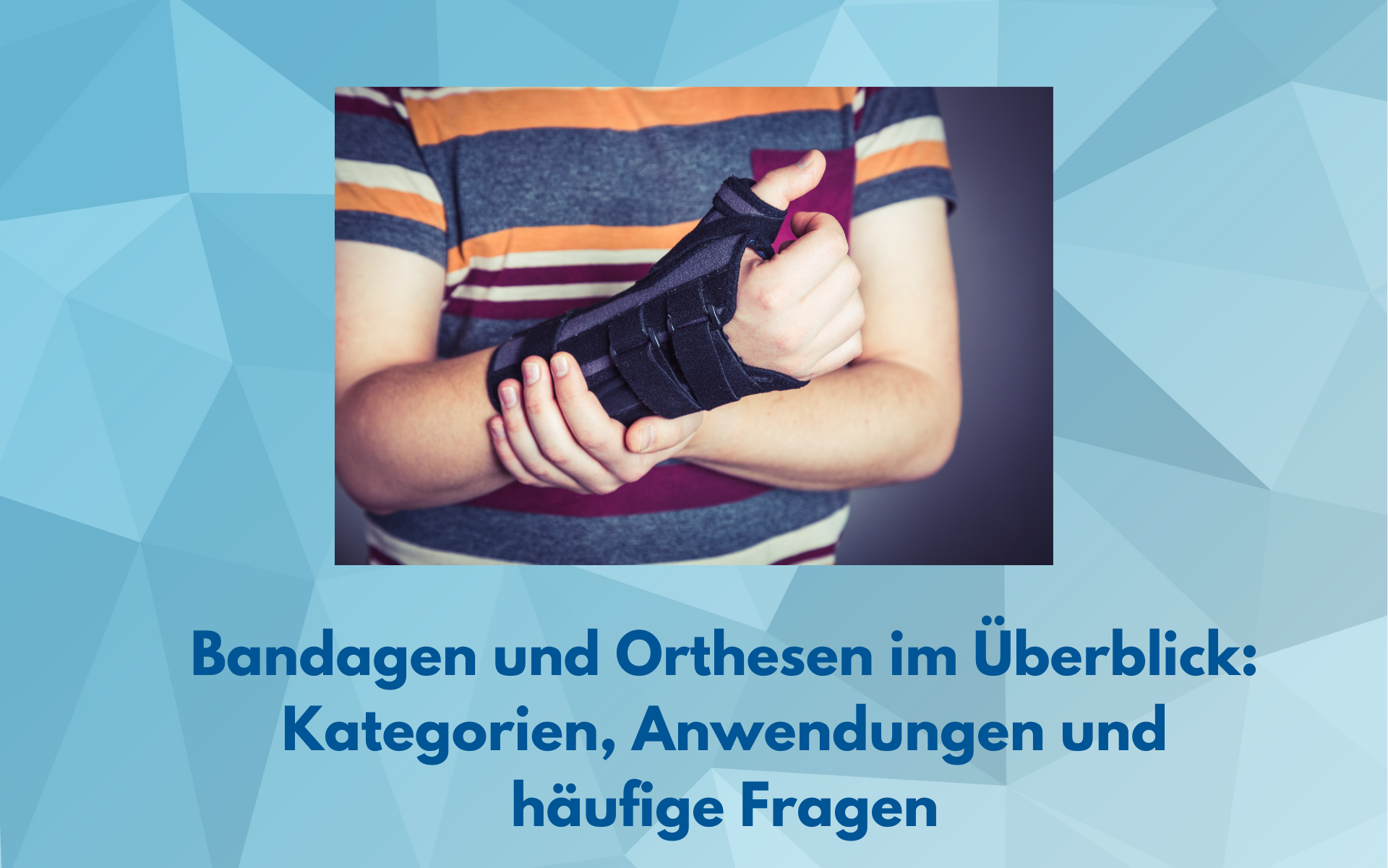 Bandagen & Orthopädische Hilfsmittel bei MaskMedicare: Kategorien, Unterschiede und Anwendung