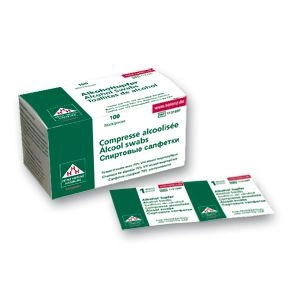 Alkoholtupfer Clinipad 6 cm x 3 cm - 100 Stück einzeln verpackt