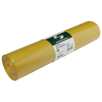 MÜLLSÄCKE, 120 LITER, 700MM X 1100MM, GELB AUS LDPE MÜLLSÄCKE, 120 LITER, 700MM X 1100MM, GELB AUS LDPE