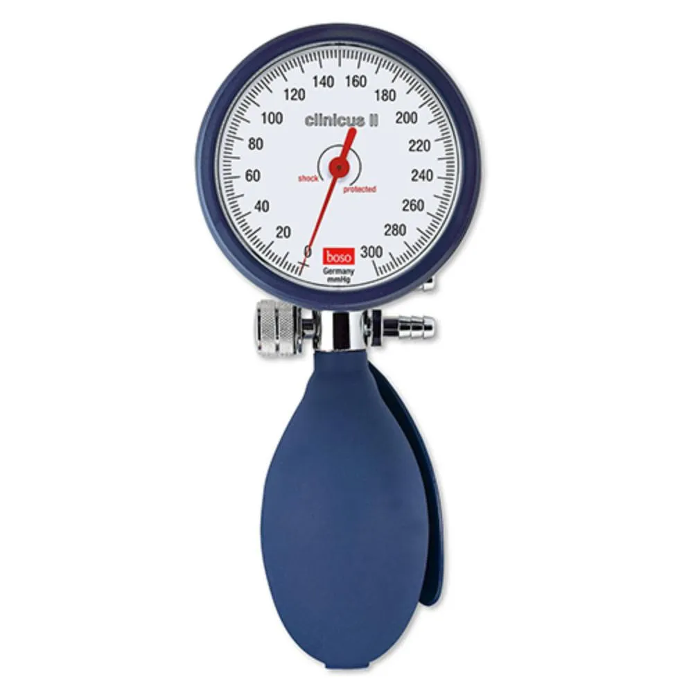 boso clinicus II (DM 60 mm) blau mit Klettenmanschette boso clinicus II (DM 60 mm) blau mit Klettenmanschette
