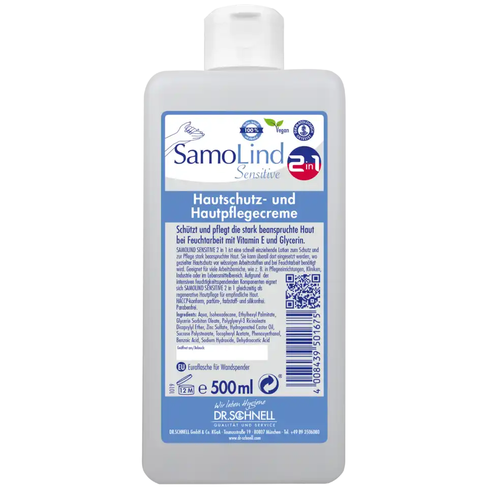 SAMOLIND SENSITIVE 2IN1 Spenderflasche EURO 500 ml