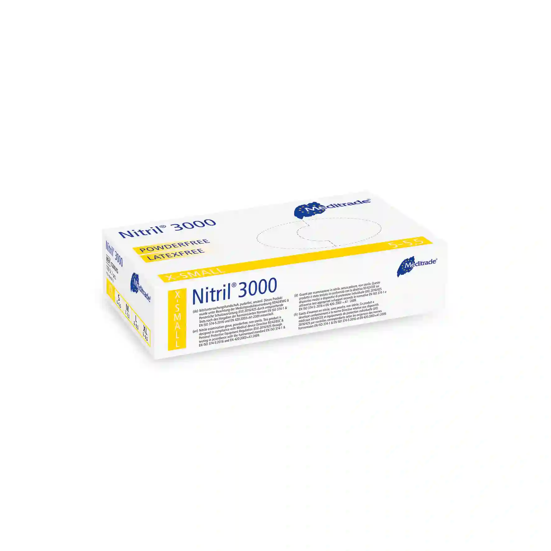 Meditrade Nitril® 3000 Untersuchungshandschuh Meditrade Nitril® 3000 Untersuchungshandschuh