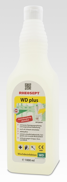 RHEOSEPT-WD plus Flasche 1000 ml mit Schäumer