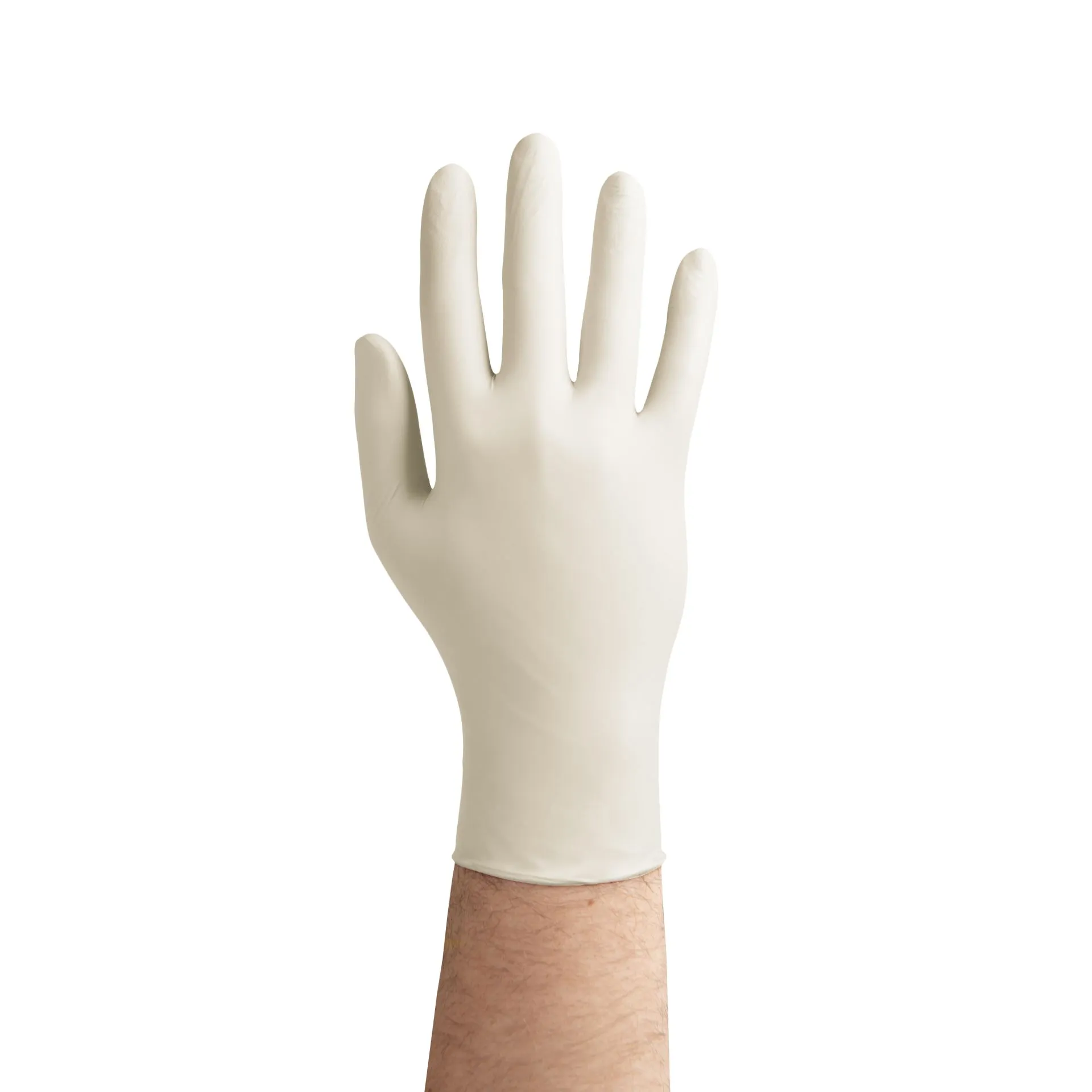easyCARE nitrile flex exam gloves, powder-free, white, L