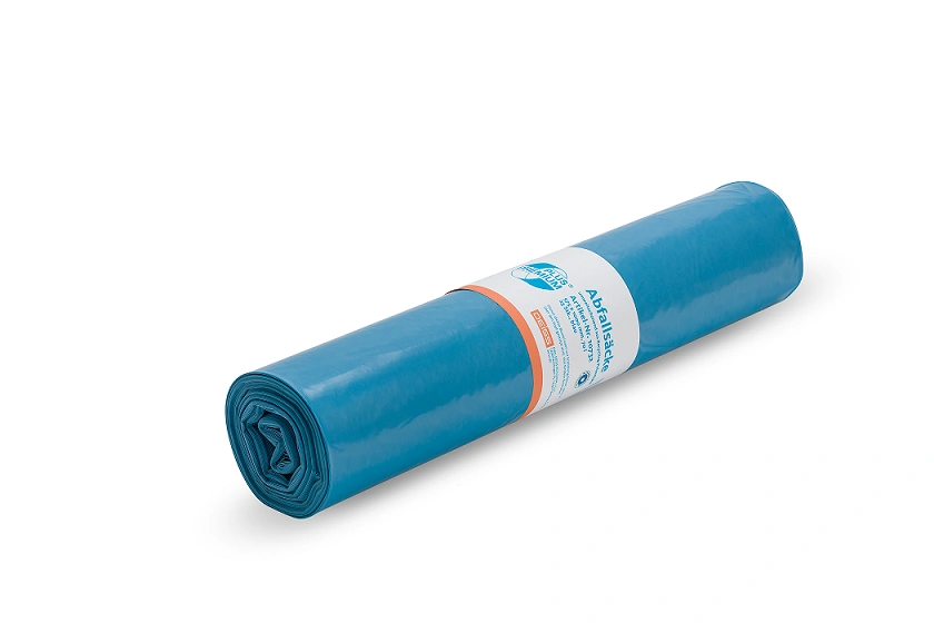 Deiss PREMIUM PLUS Klimaneutral Abfallsack aus Recycling-LDPE, 120 L - Der Allrounder