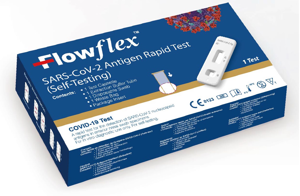 Flowflex 1er Sebsttest mit CE0123