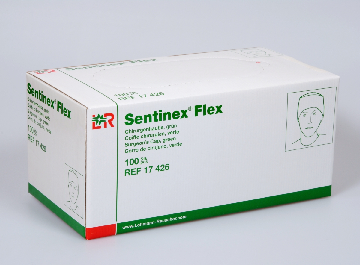 Sentinex Flex Chirurgenhaube, grün, 100 Stk
