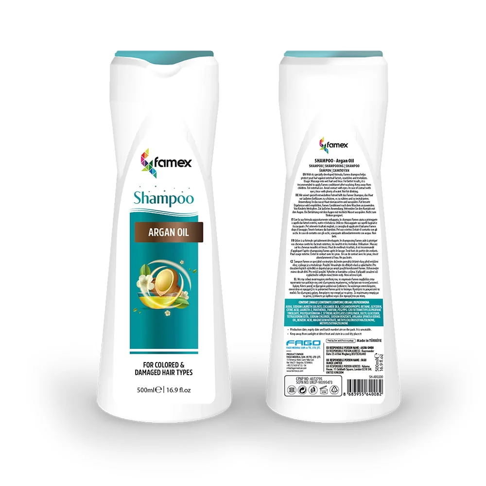 FAMEX SHAMPOO 500 ML Arganöl