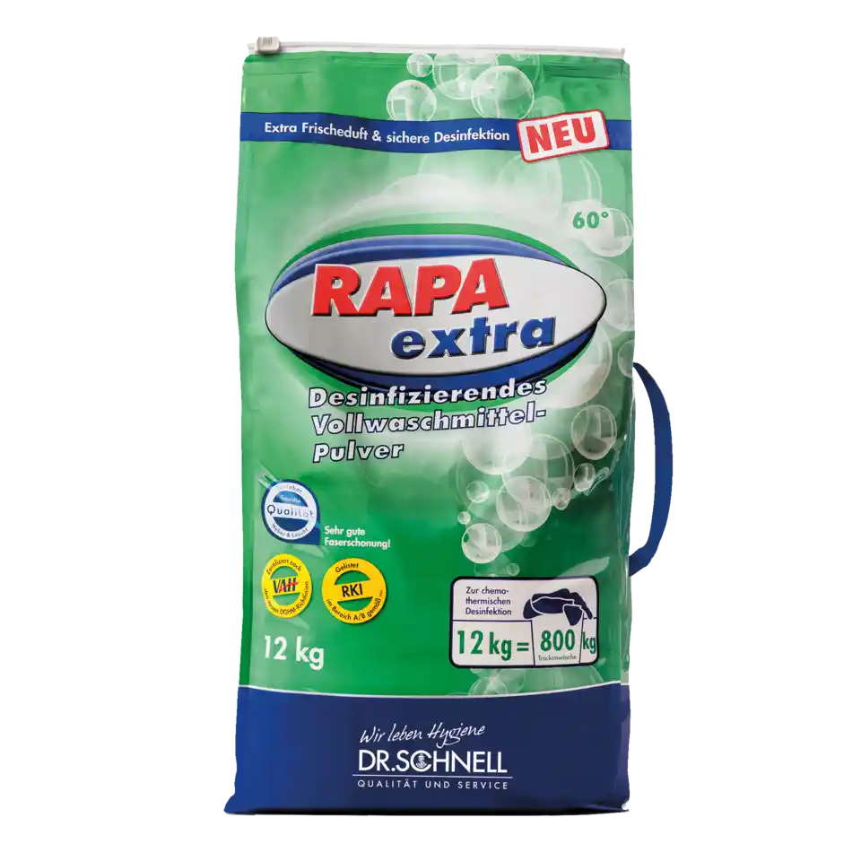 RAPA Extra- Phosphatfreies desinfizierendes Vollwaschmittel-Pulver