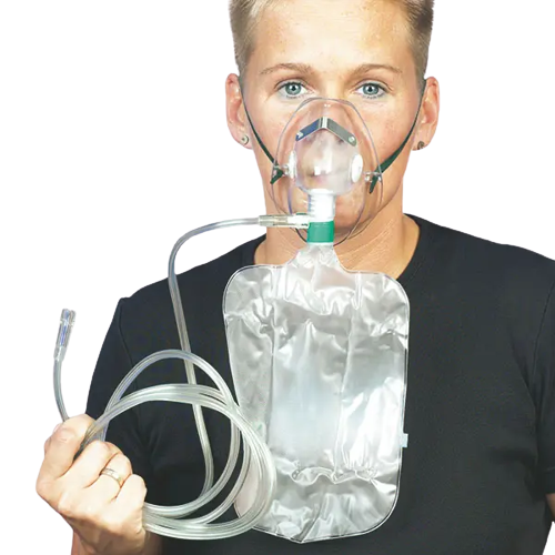 Sauerstoffmaske DCT für Erwachsene mit Reservoirbeutel, 2,1m Schlauch