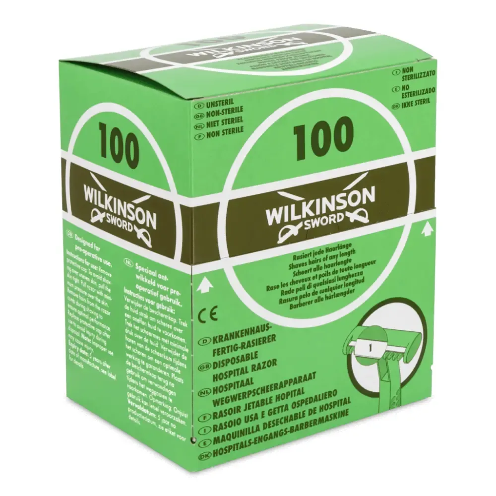Wilkinson Rasierer, einschneidig, unsteril (100 Stück) Wilkinson Rasierer, einschneidig, unsteril (100 Stück)