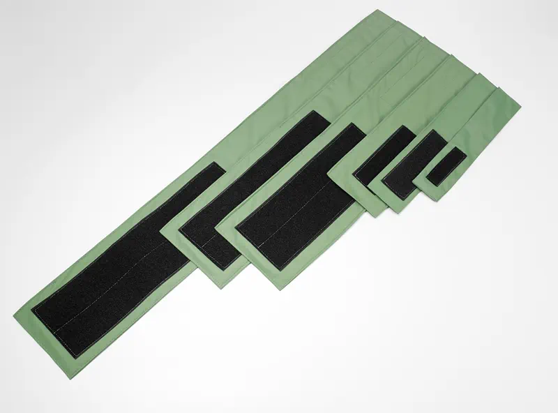 Manschette Oberschenkel extra lang schwarz 2-Schlauch