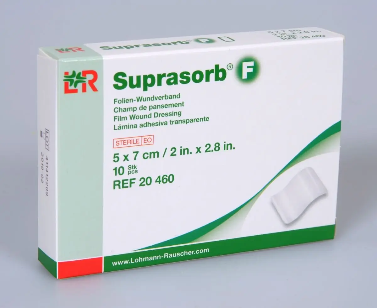 Suprasorb® F Folien-Wundverband 10 Stück steril 5 cm x 7 cm