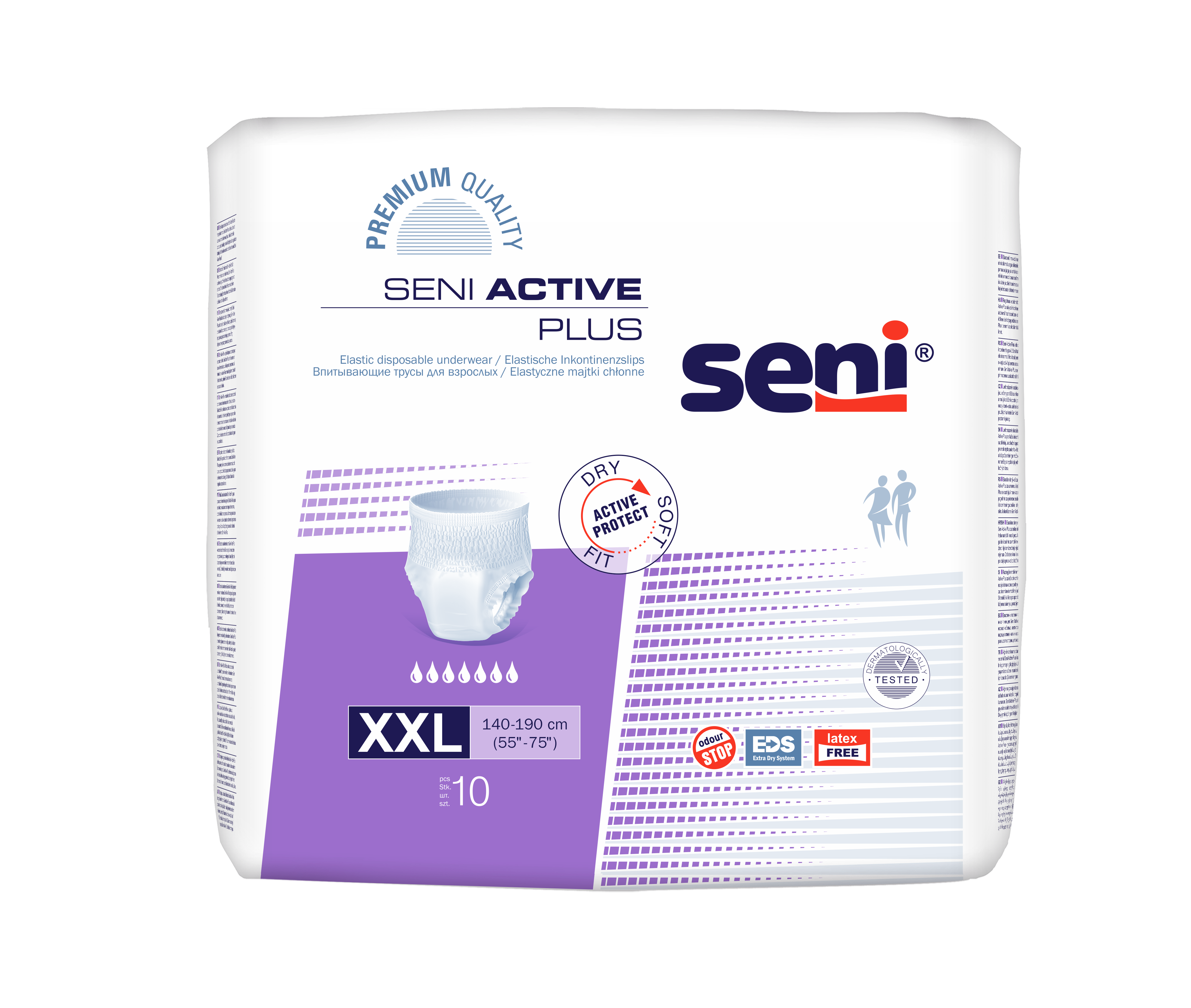 Seni Active Plus elastische Inkontinenzpants Small 10 Stück