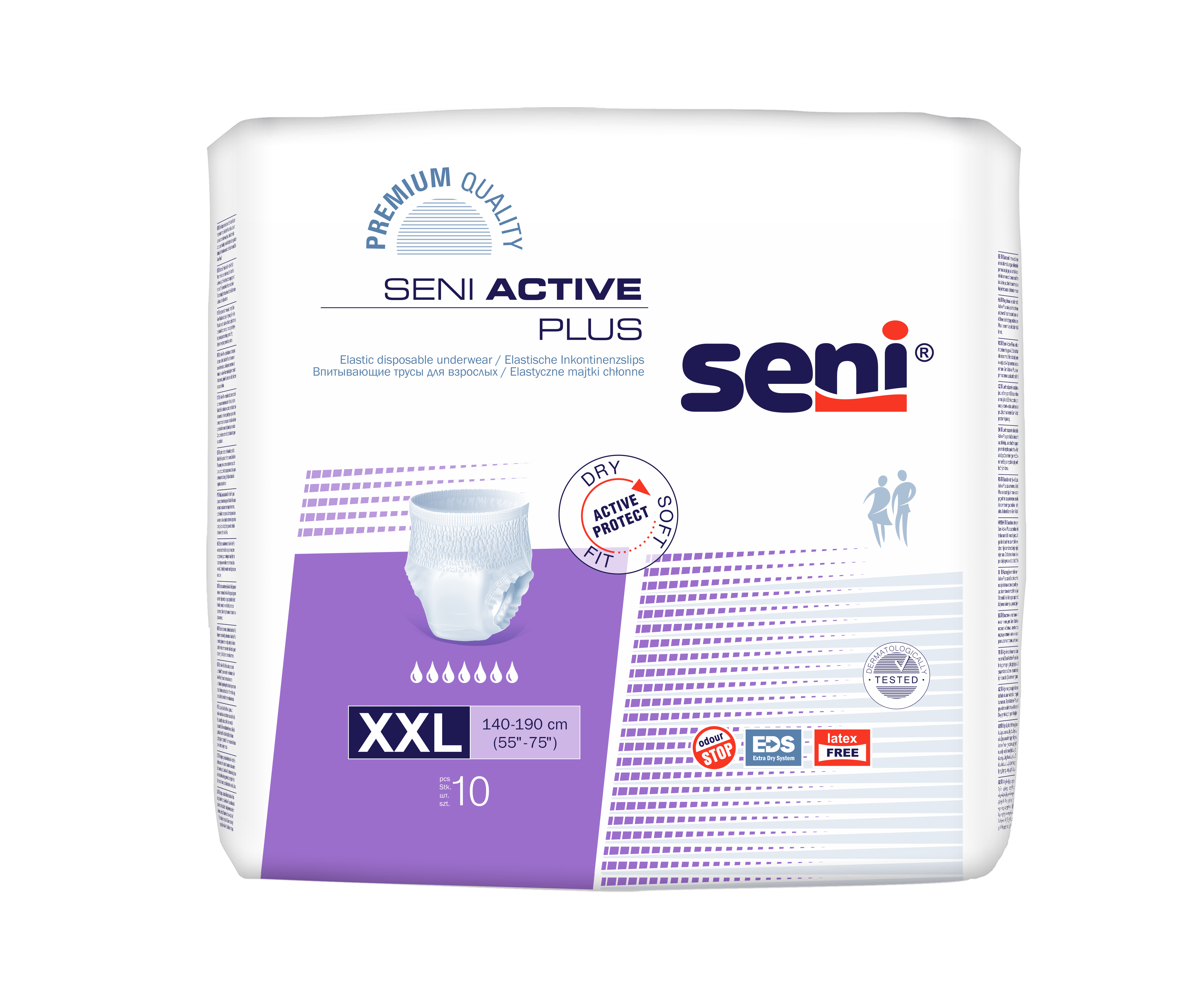Seni Active Plus elastische Inkontinenzpants Small 10 Stück Seni Active Plus elastische Inkontinenzpants Small 10 Stück
