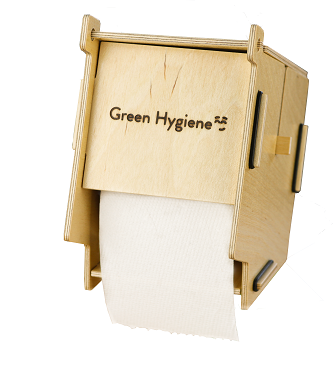 Green Hygiene® Toilettenpapier Spender "KLOHAUS"