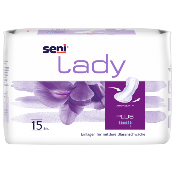 Seni Lady anatomische Inkontinenzeinlage Plus für Frauen 15 Stück