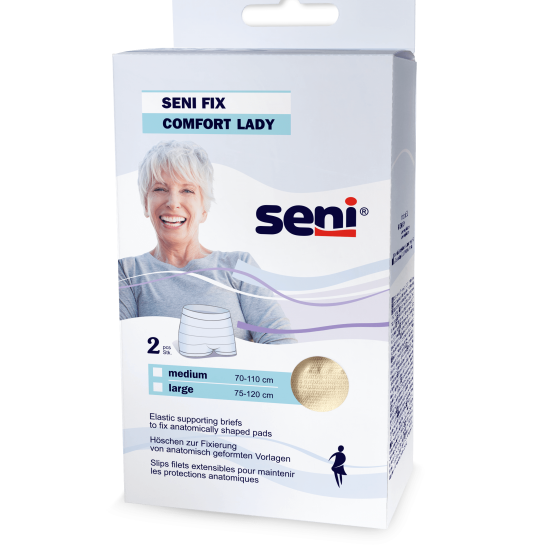 Seni Fix Comfort Lady Nude elastische Höschen zur Fixierung von Inkontinenzvorlagen 2 Stück Seni Fix Comfort Lady Nude elastische Höschen zur Fixierung von Inkontinenzvorlagen 2 Stück