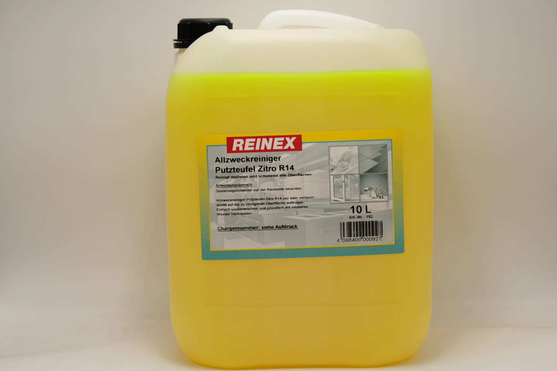 R14 Putz-Teufel Zitro 10 Liter R14 Putz-Teufel Zitro 10 Liter