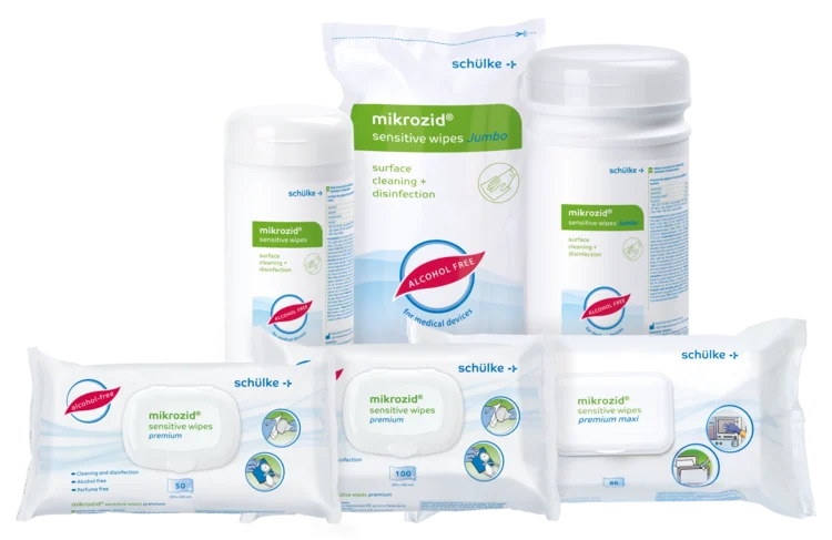 Schülke mikrozid sensitive wipes Desinfektionstücher