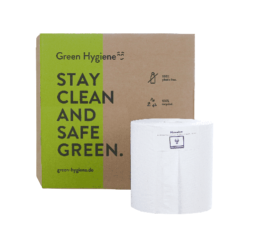 Green Hygiene® HANNELORE Handtuchrollen für Spender 150 m, 2-lagig