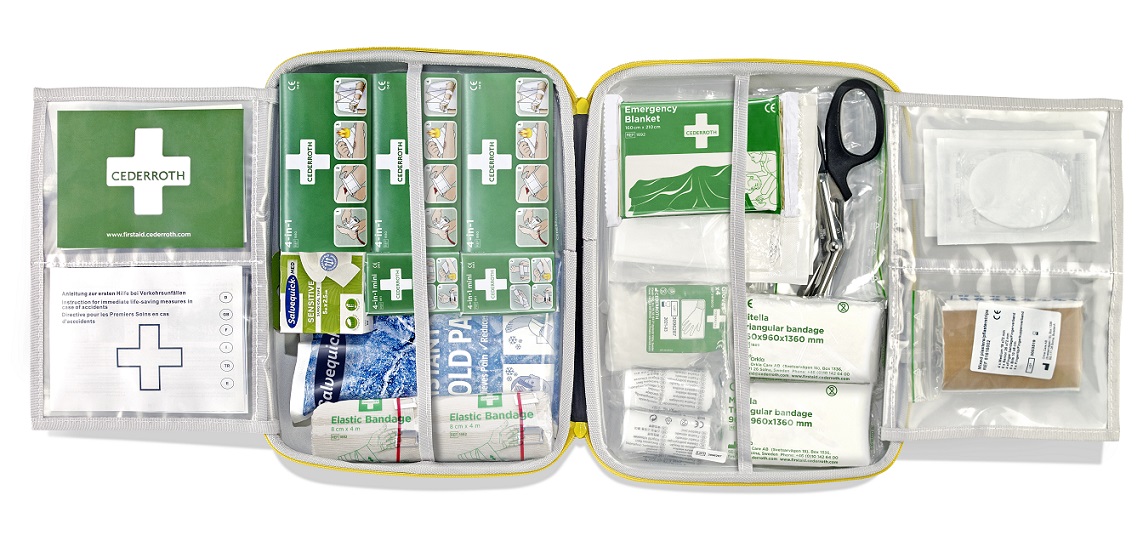 Erste-Hilfe-Tasche mit Inhalt nach DIN 13157