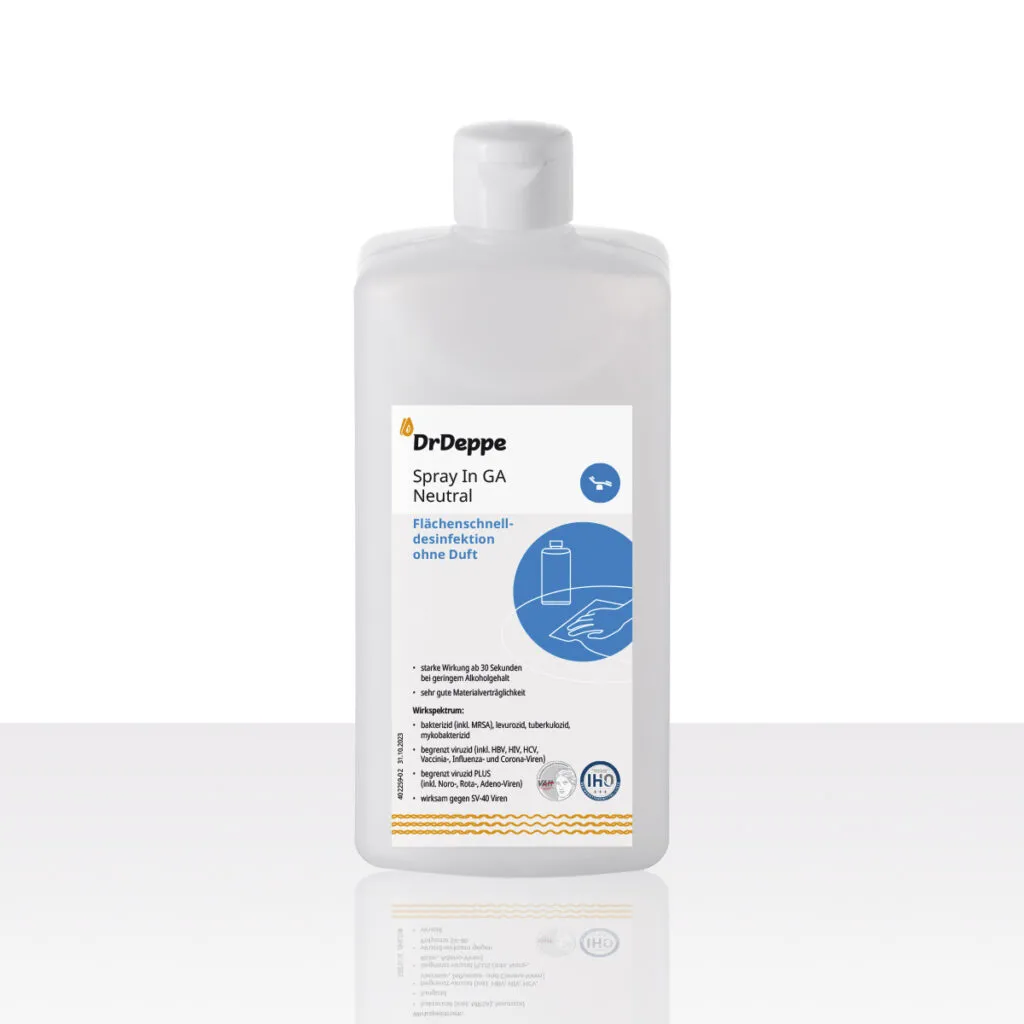 DrDeppe SprayIn GA Flächendesinfektion 500 ml Active DrDeppe SprayIn GA Flächendesinfektion 500 ml Active
