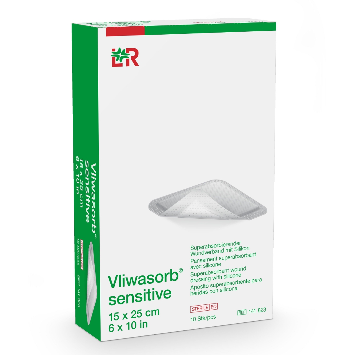 Vliwasorb® sensitive superabsorbierender Wundverband 15 cm x 25 cm