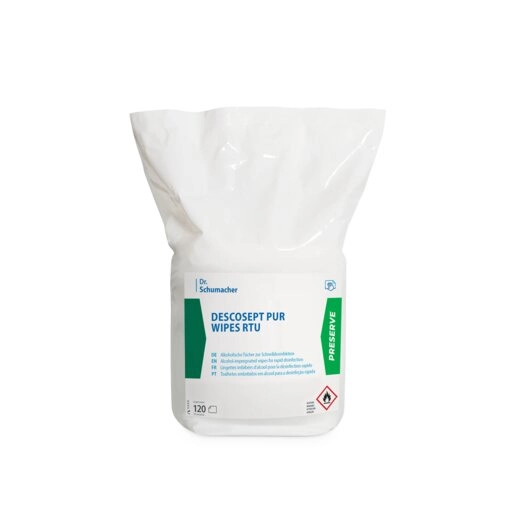 DESCOSEPT PUR WIPES RTU 120 Tücher