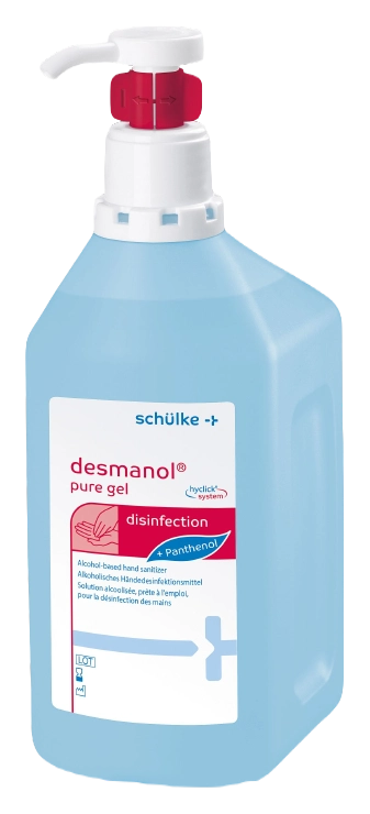 Desmanol pure Händedesinfektion 1000 ml - Flasche, hyclick Desmanol pure Händedesinfektion 1000 ml - Flasche, hyclick