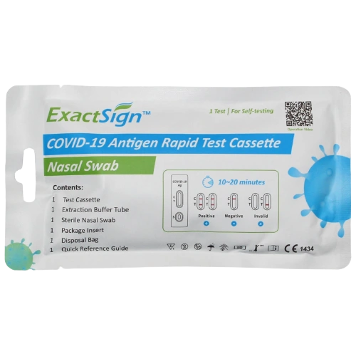 ExactSign Antigen Selbsttest 1er - Softpackung (MHD 08/26) ExactSign Antigen Selbsttest 1er - Softpackung (MHD 08/26)