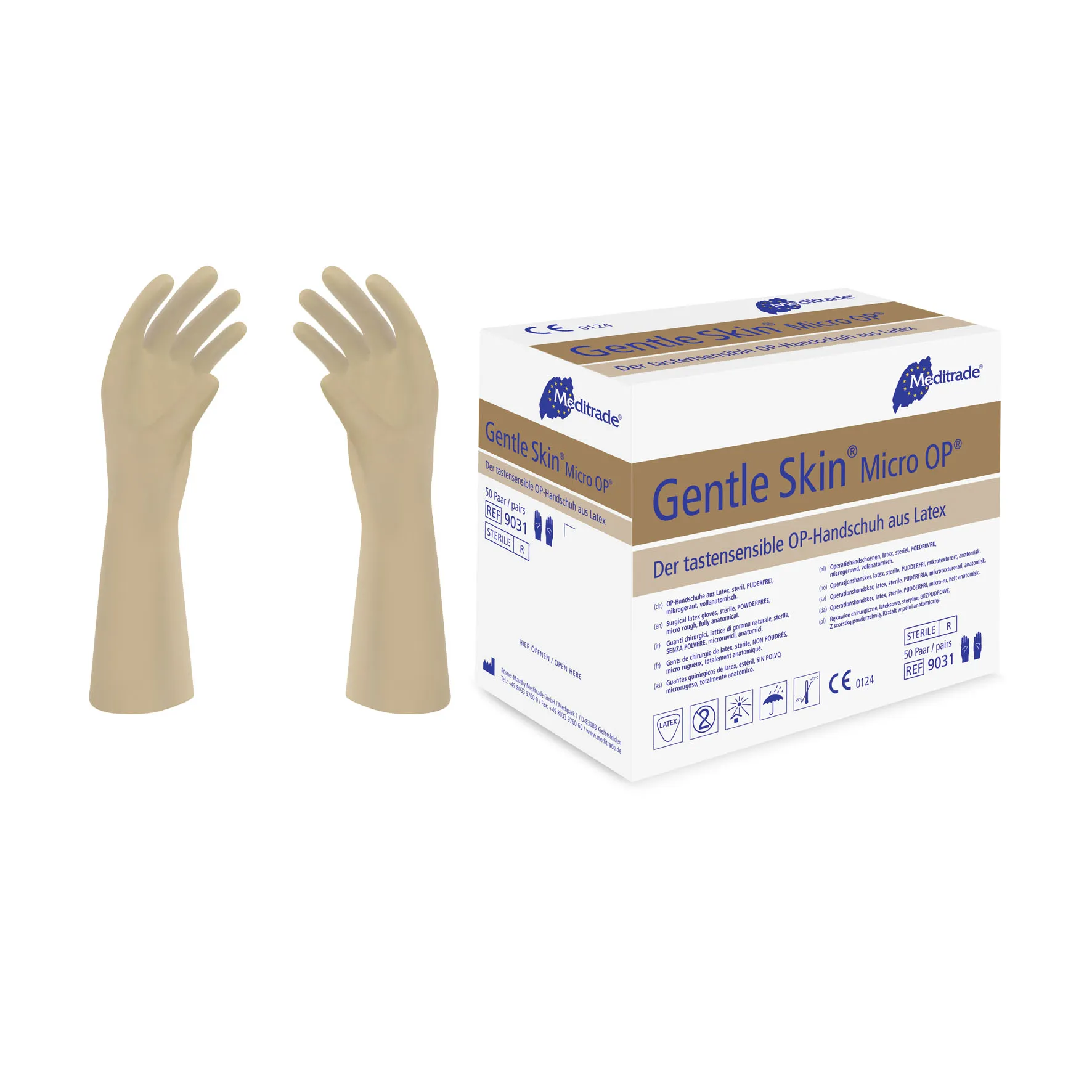 Gentle Skin® Micro OP®, Handschuh aus Latex Gentle Skin® Micro OP®, Handschuh aus Latex