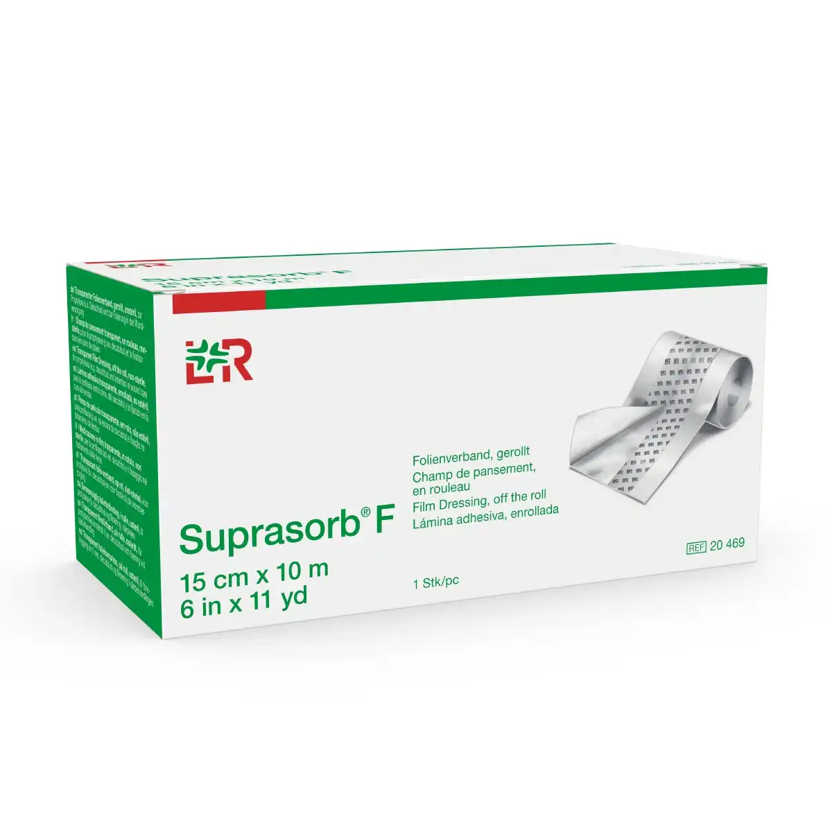 Suprasorb F Folien-Wundverband gerollt, 10cmx1m