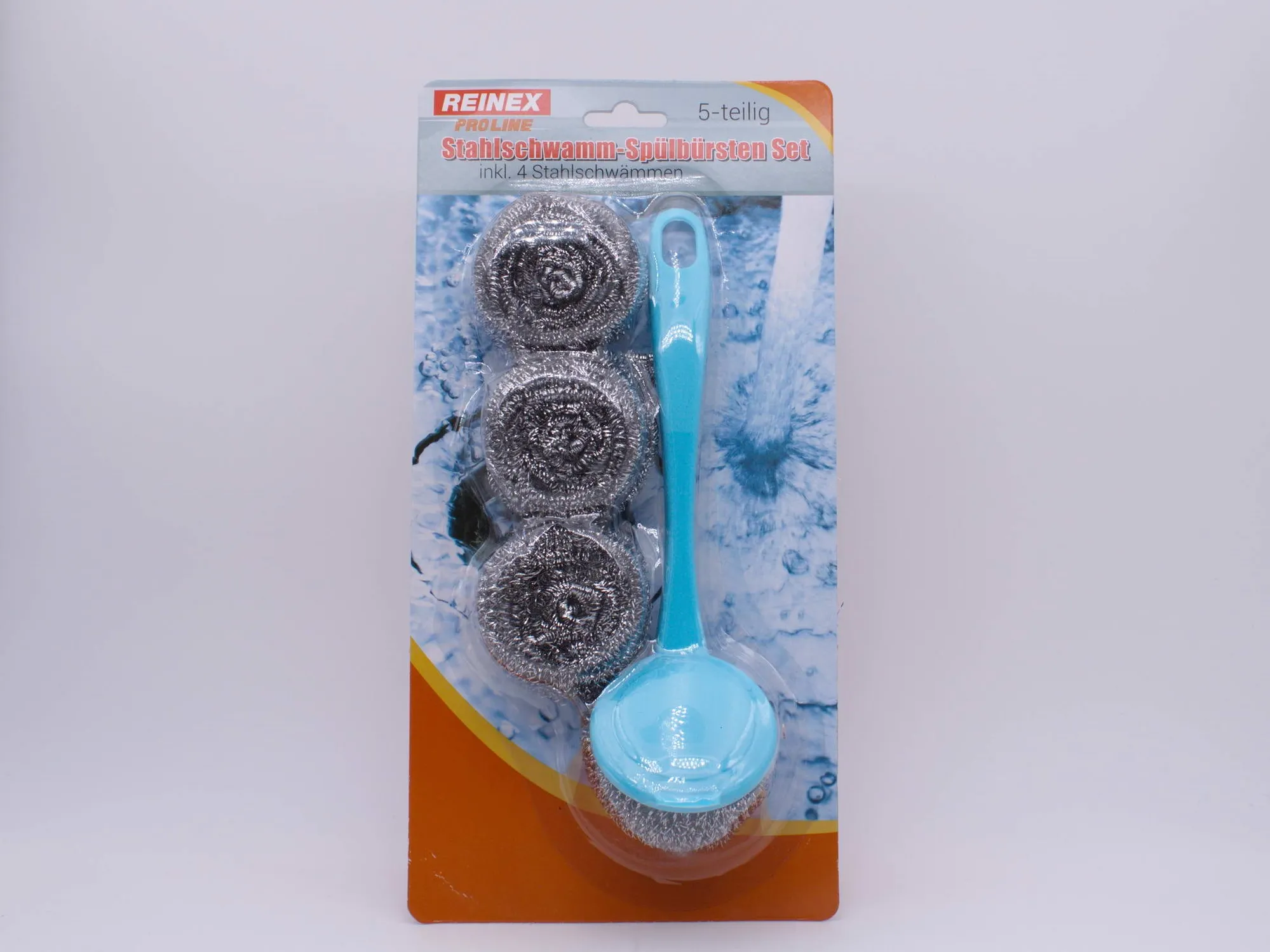 Stahlschwamm-Spülbürsten Set Steele Wire Dia, 6,5x2 Stahlschwamm-Spülbürsten Set Steele Wire Dia, 6,5x2