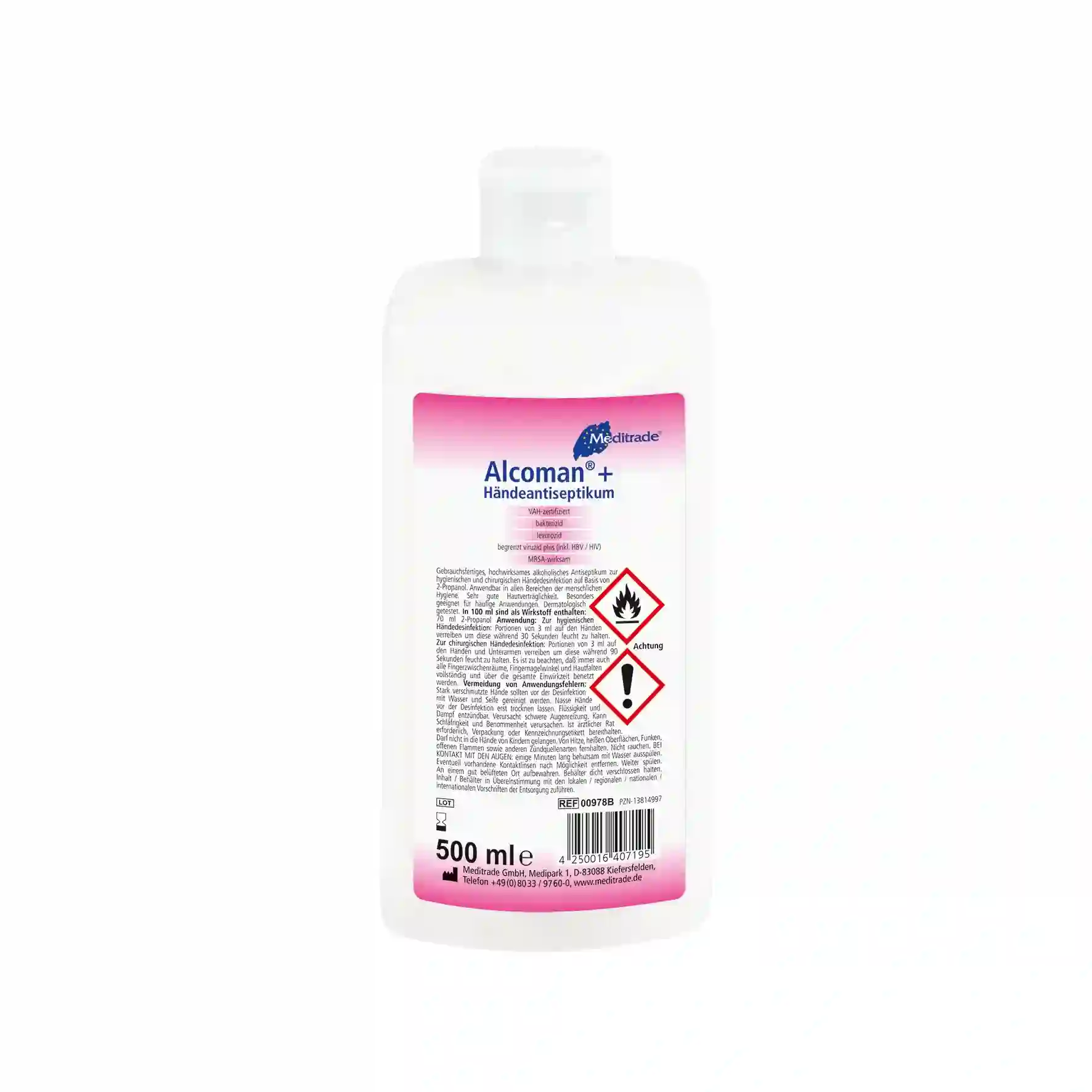 Alcoman+® Händedesinfektion 500ml