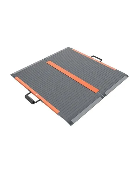Einfach faltbare CB-Rampe aus Kohlefaser, mit Tasche, 77 x 8