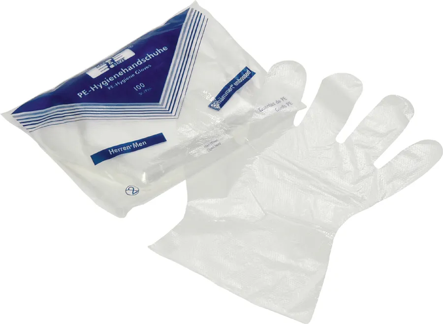 Einweg-Handschuhe groß 100 Stück PE
