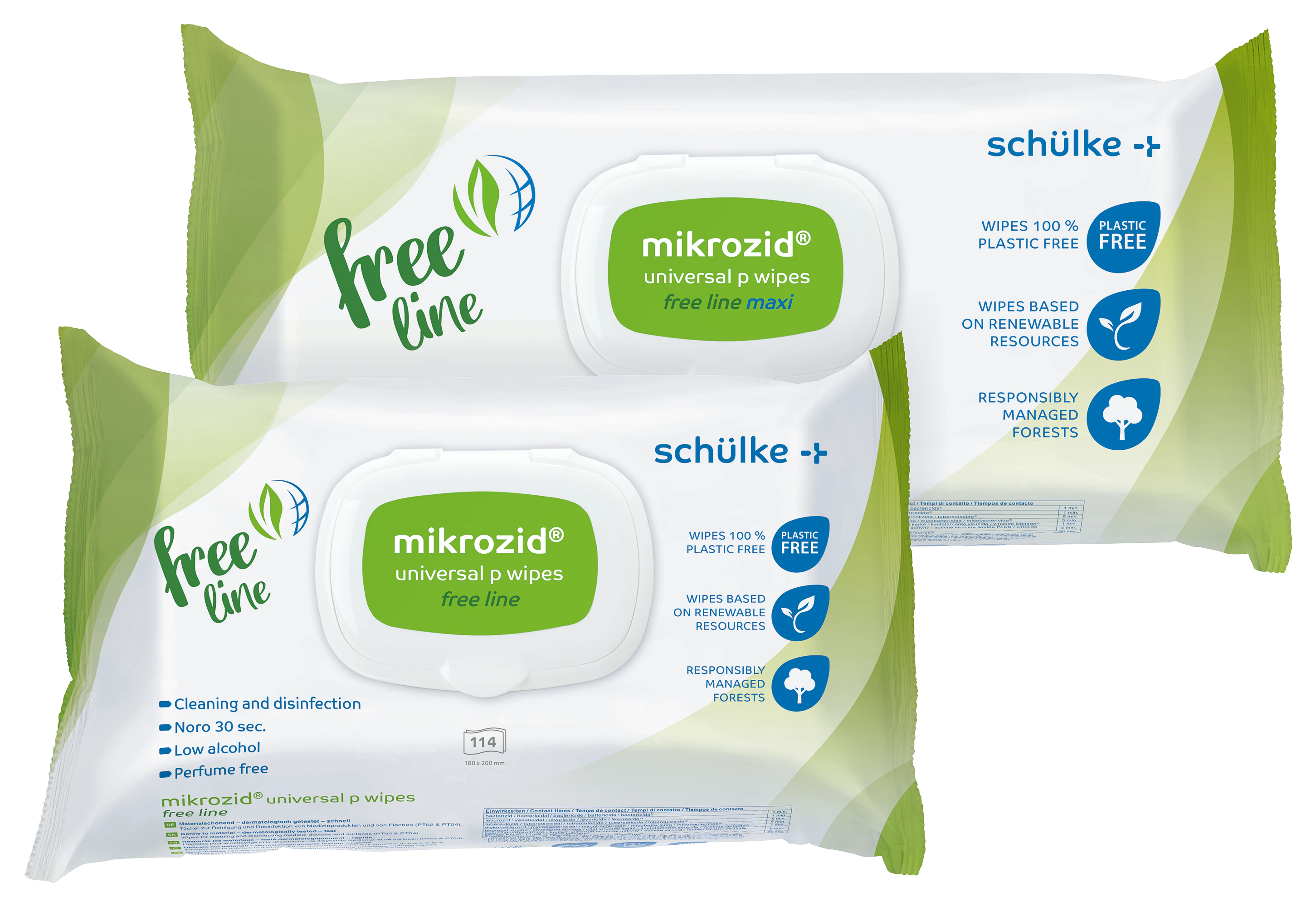 mikrozid® universal p wipes free line
