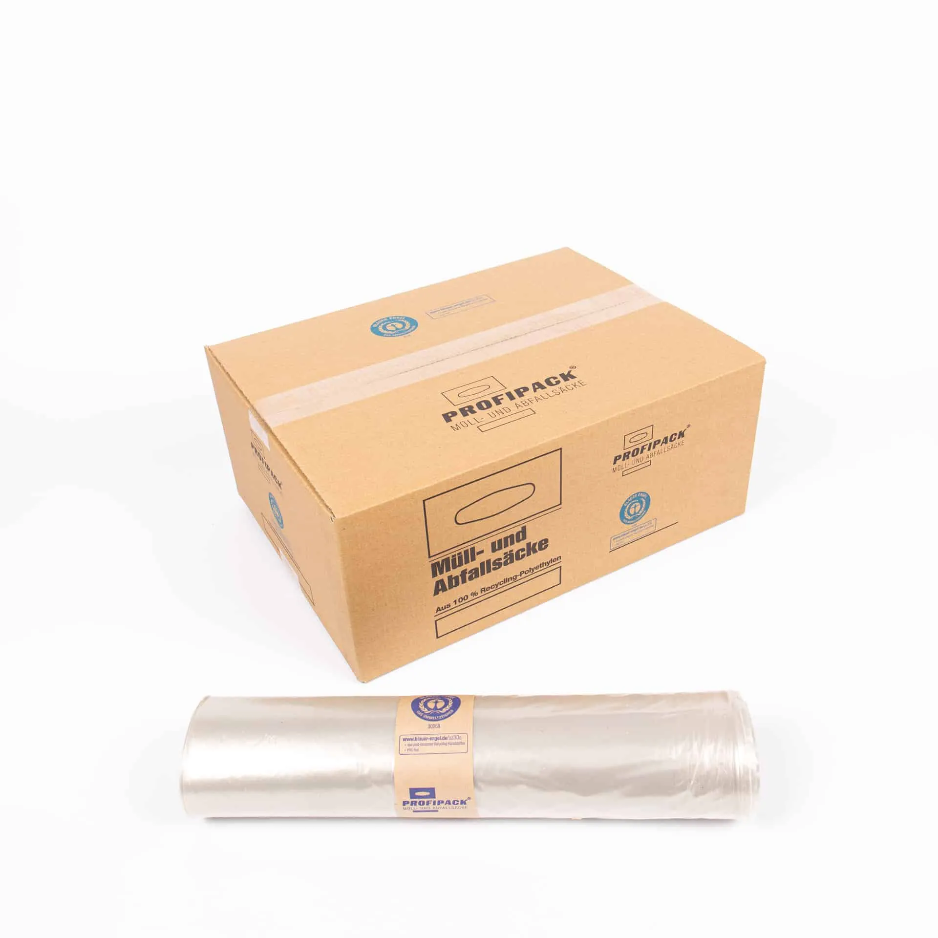 Müllbeutel 16 Liter, weiß/transparent