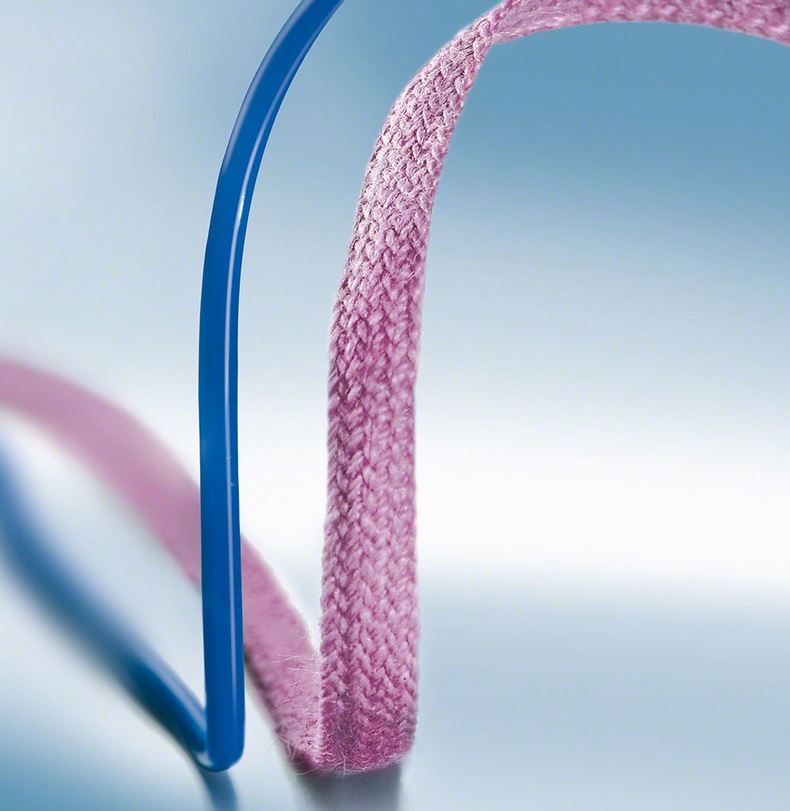 Surgical Loop Silikon Retraktionsband Gelb, 1,5mm, 2x45cm