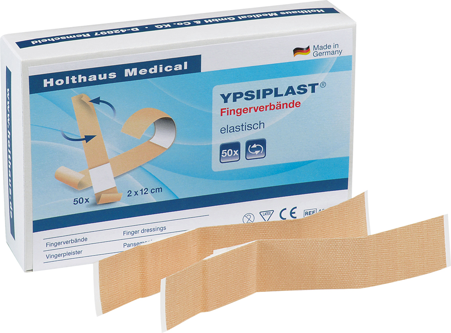 YPSIPLAST® Fingerverband, elastisch - 2 x 12 cm, 50 Stück