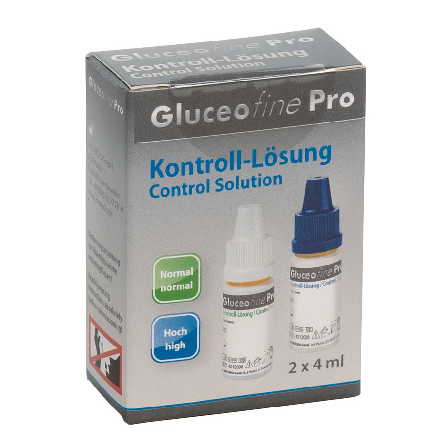 Gluceofine®Pro Kontroll-Lösung Set