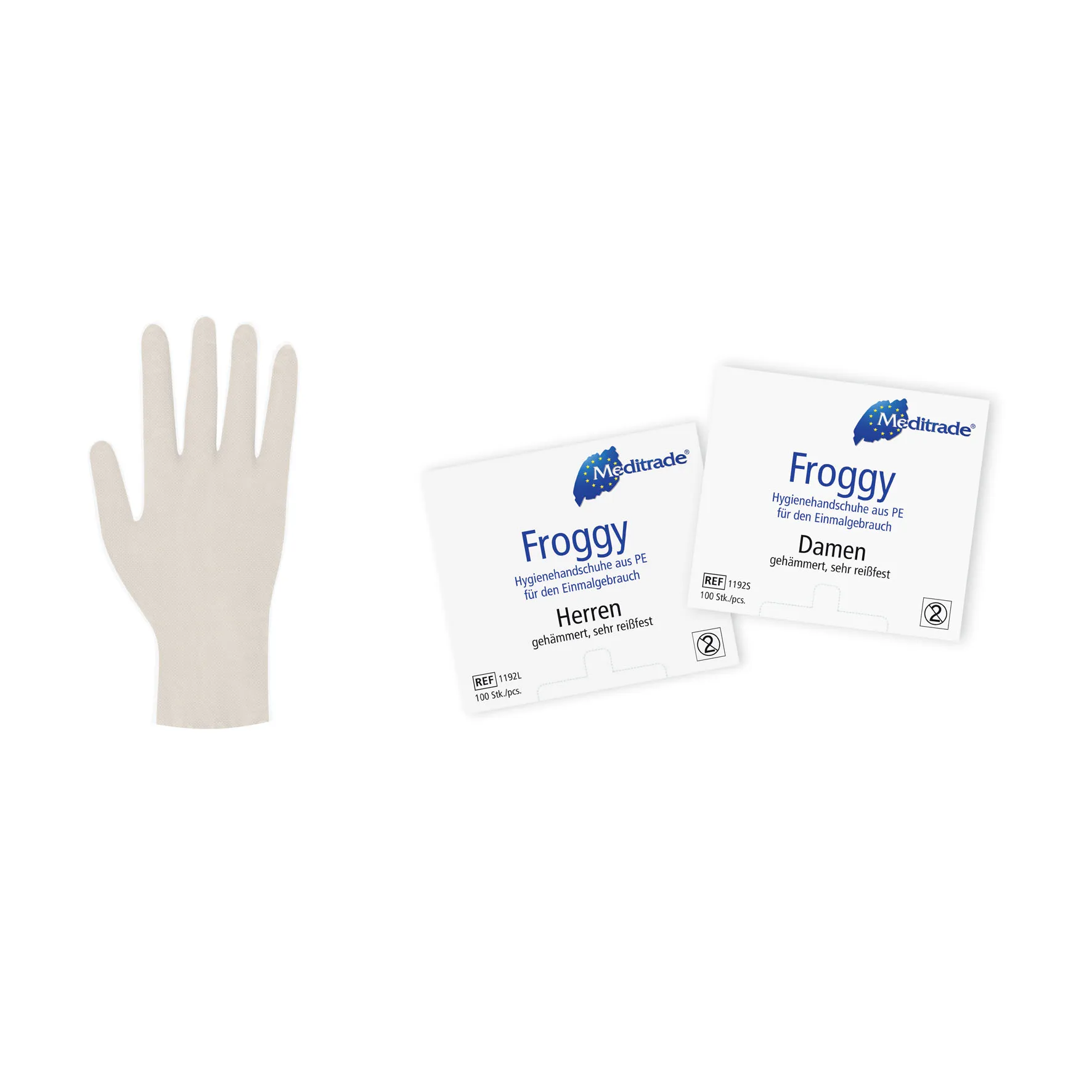 Froggy™ Hygienehandschuh aus Polyethylen Froggy™ Hygienehandschuh aus Polyethylen