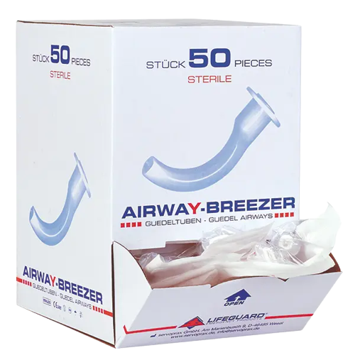 Airway Breezer Einmal-Guedeltuben Gr.4 rot steril