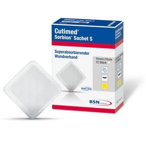 Cutimed® Sorbion® Sachet S Wundverband 10cm x 10cm / 12 Stk