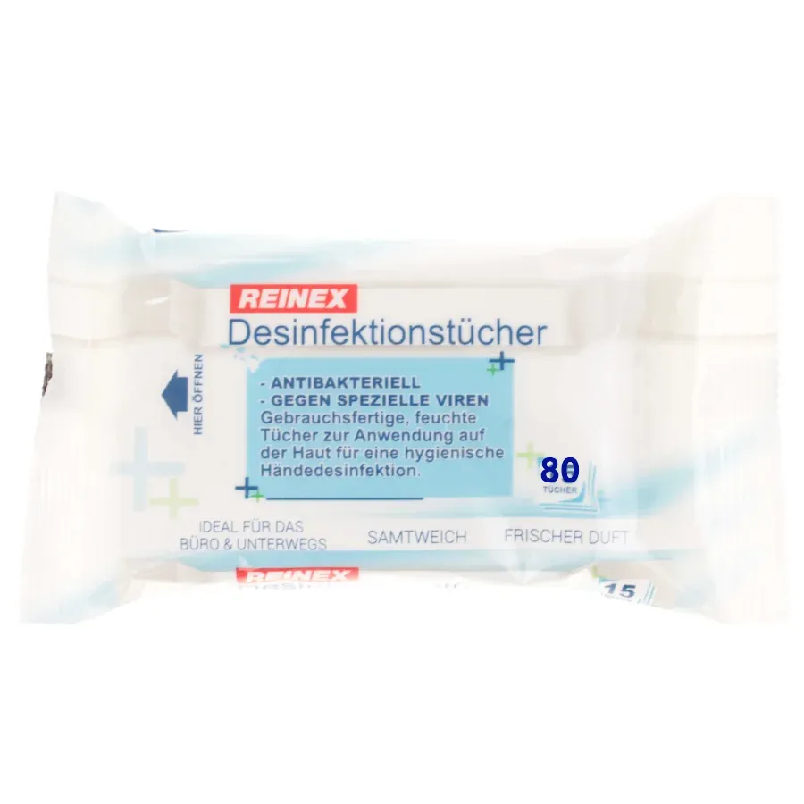 REINEX Desinfektionstücher 80er REINEX Desinfektionstücher 80er