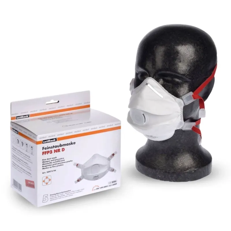 Feinstaubfiltermaske mit Ausatemventil FFP3 NR D
