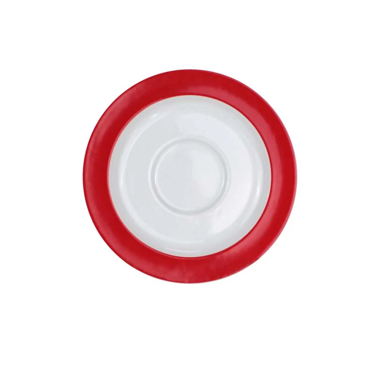 unisonoPLUS Untertasse für Porzellan-Becher 300 ml, Fahne au