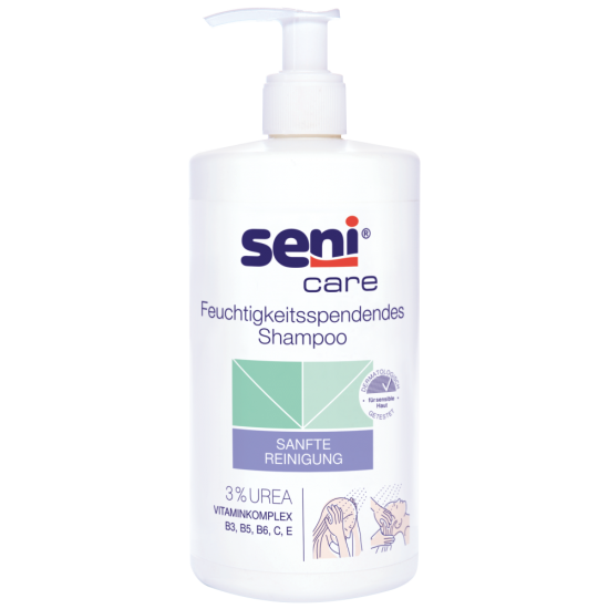 Seni Care Feuchtigkeitsspendendes Shampoo mit 3% Urea 500 ml Seni Care Feuchtigkeitsspendendes Shampoo mit 3% Urea 500 ml